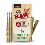 RAW Classic King Size Cones - Green Blazer