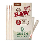 RAW Organic King Size Cones - Green Blazer
