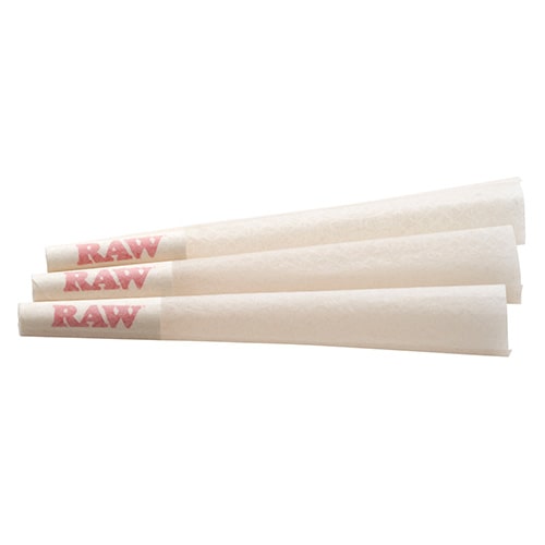 three organic pre roll cones 1 1/4 size