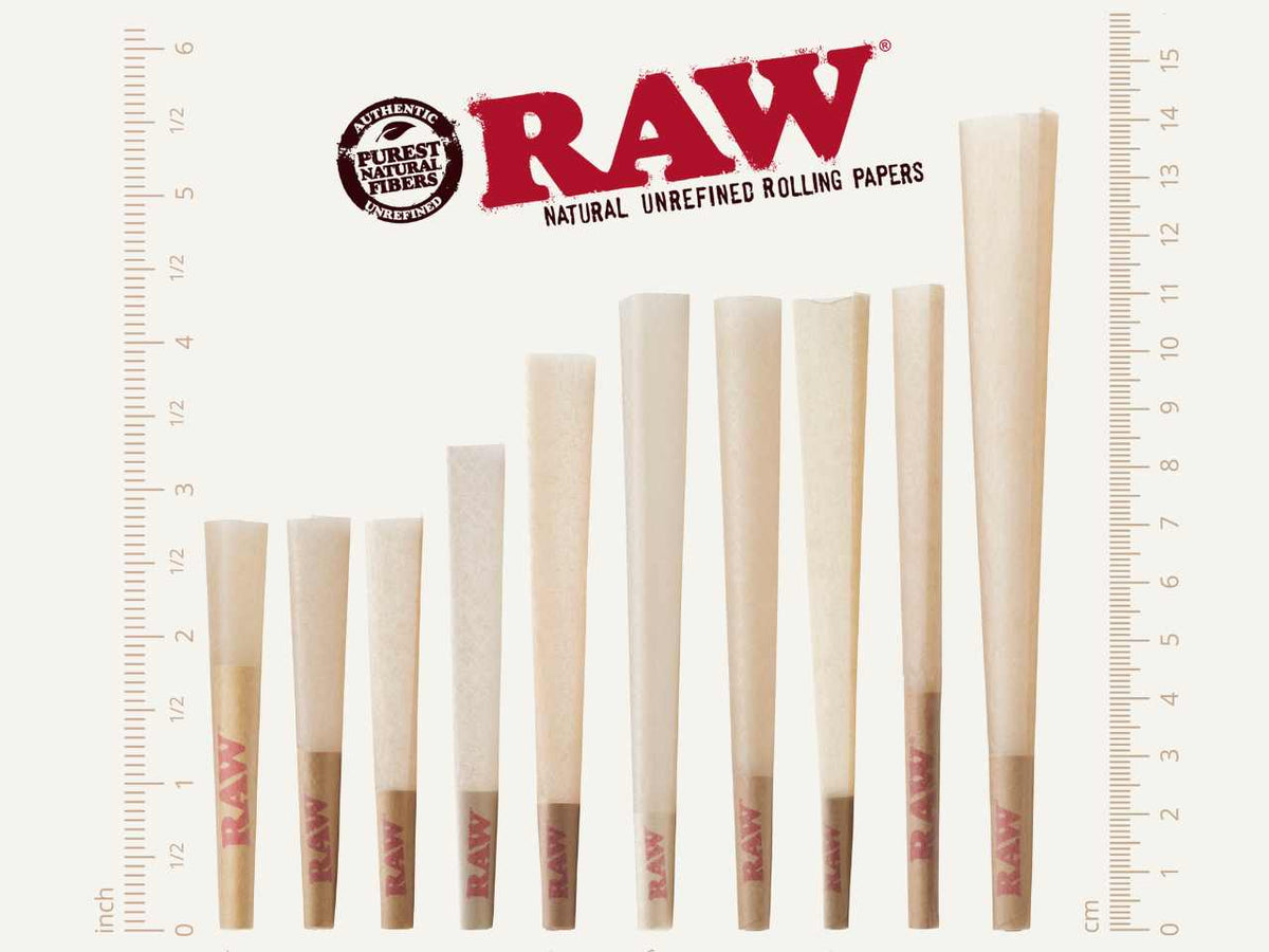 RAW Cone Sizes Guide 2025: Which Size Is Right for You? – Green Blazer