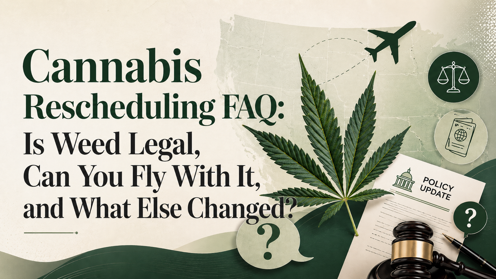 Cannabis Rescheduling FAQ: Is Weed Legal, Can You Fly With It, and What Else Changed?