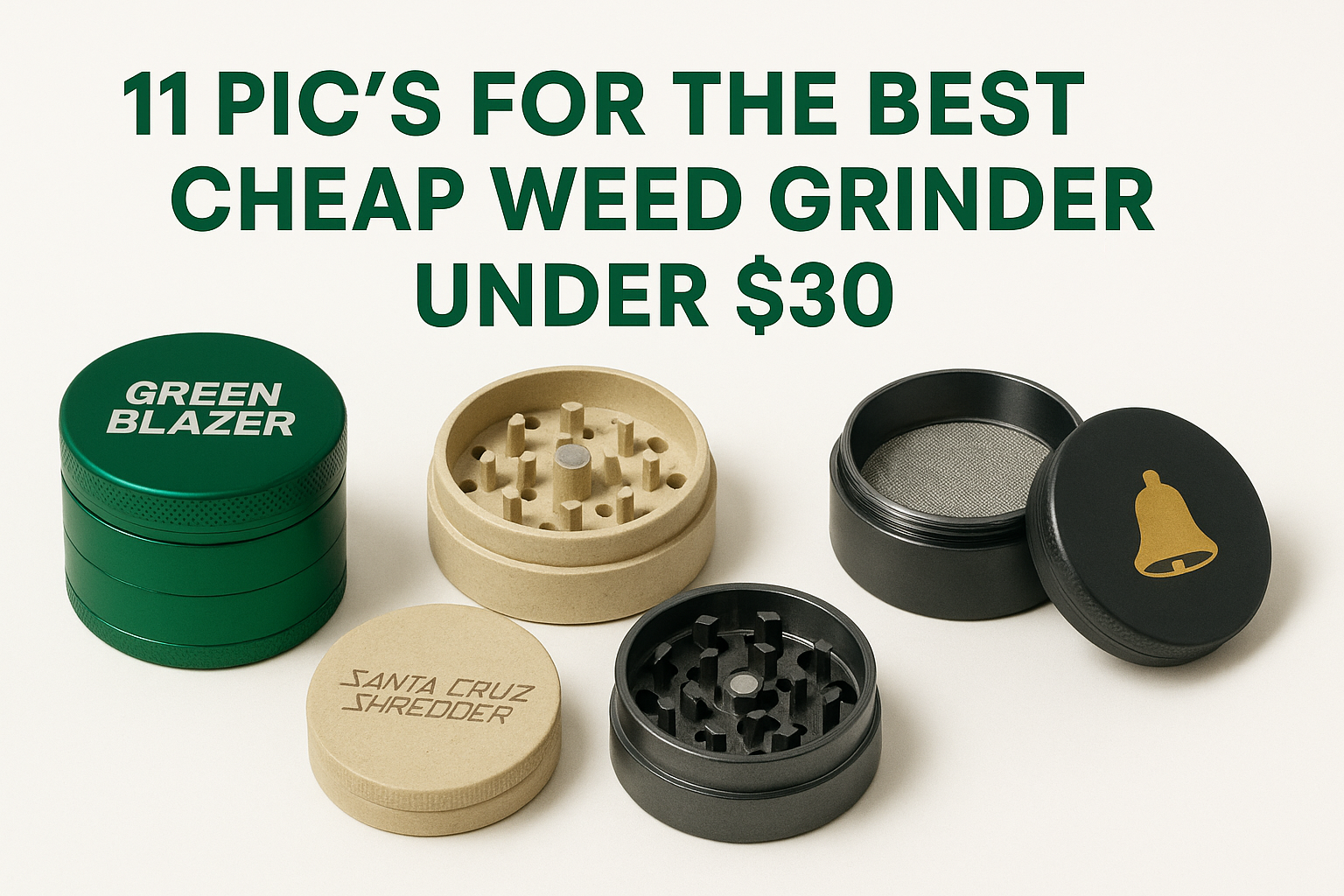 11 Picks For The Best Cheap Weed Grinder Under $30 (2026)