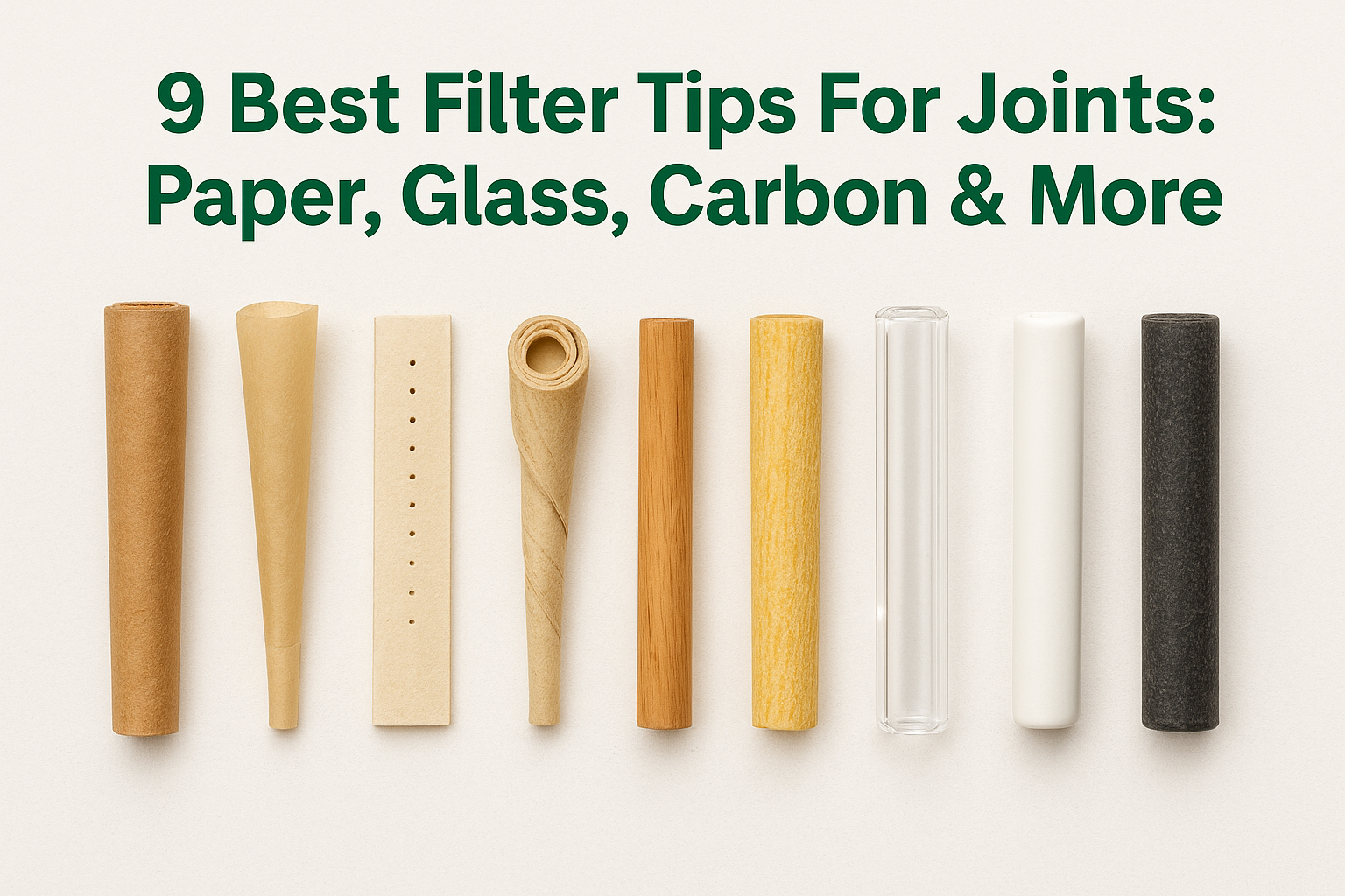9 Best Filter Tips For Joints: Paper, Glass, Carbon & More