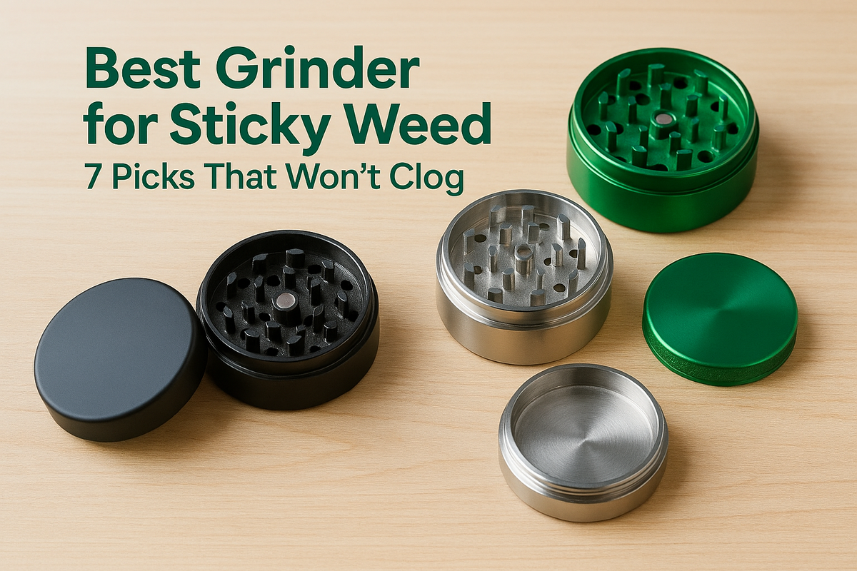 Best Grinder for Sticky Weed: 7 Picks That Won't Clog