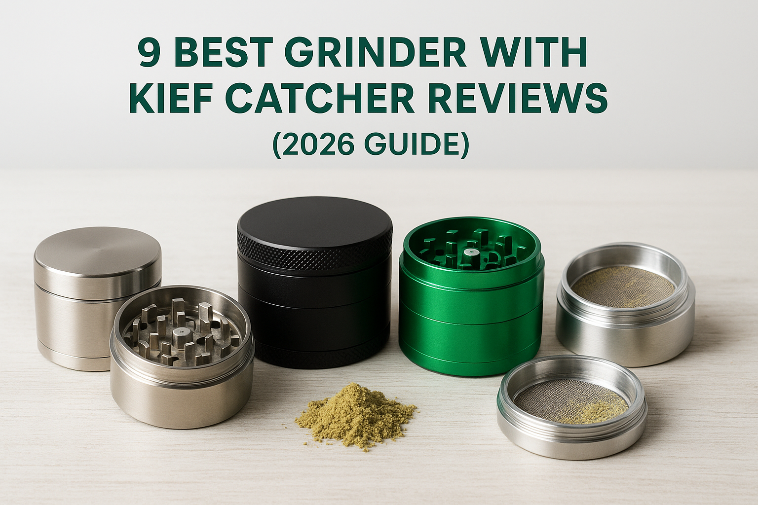 9 Best Grinder With Kief Catcher Reviews (2026 Guide)