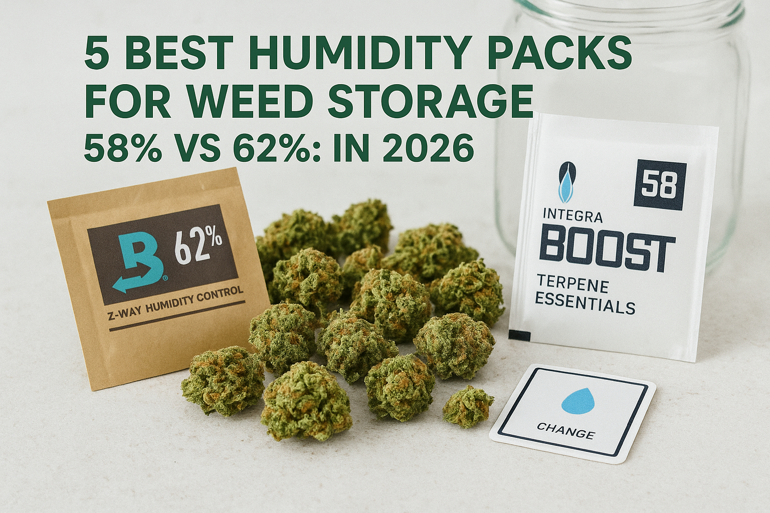 5 Best Humidity Packs For Weed Storage (58% Vs 62%) In 2026