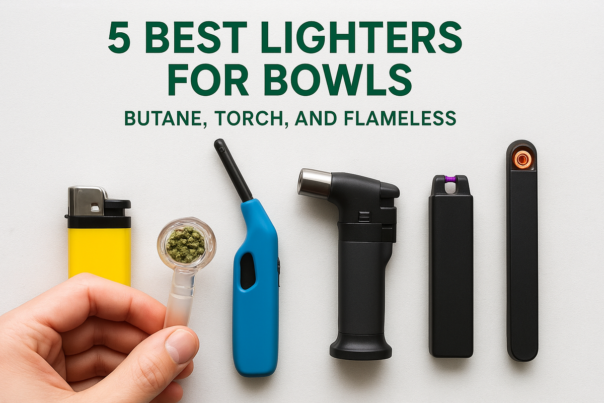 5 Best Lighters for Bowls: Butane, Torch, and Flameless