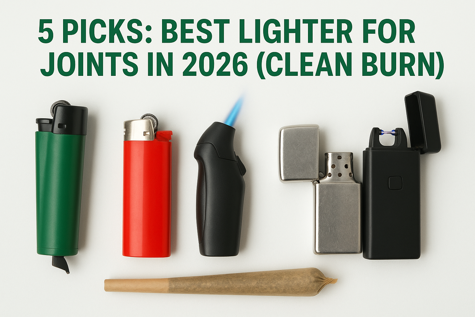 5 Picks: Best Lighter For Joints In 2026 (Clean Burn)