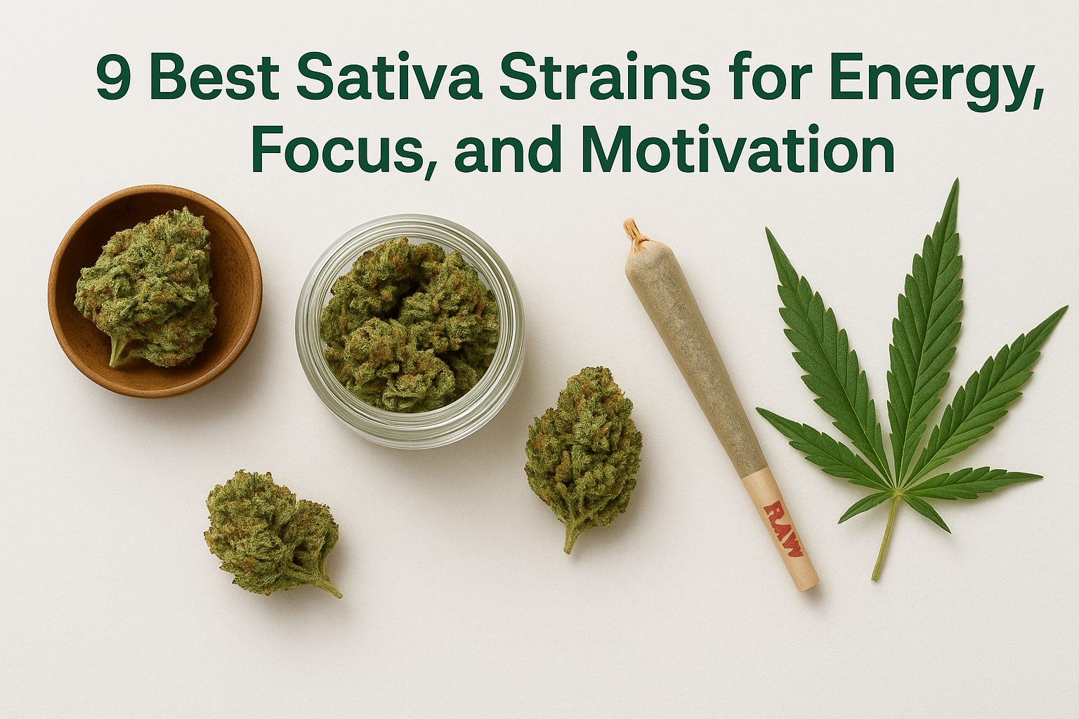 9 Best Sativa Strains for Energy, Focus, and Motivation