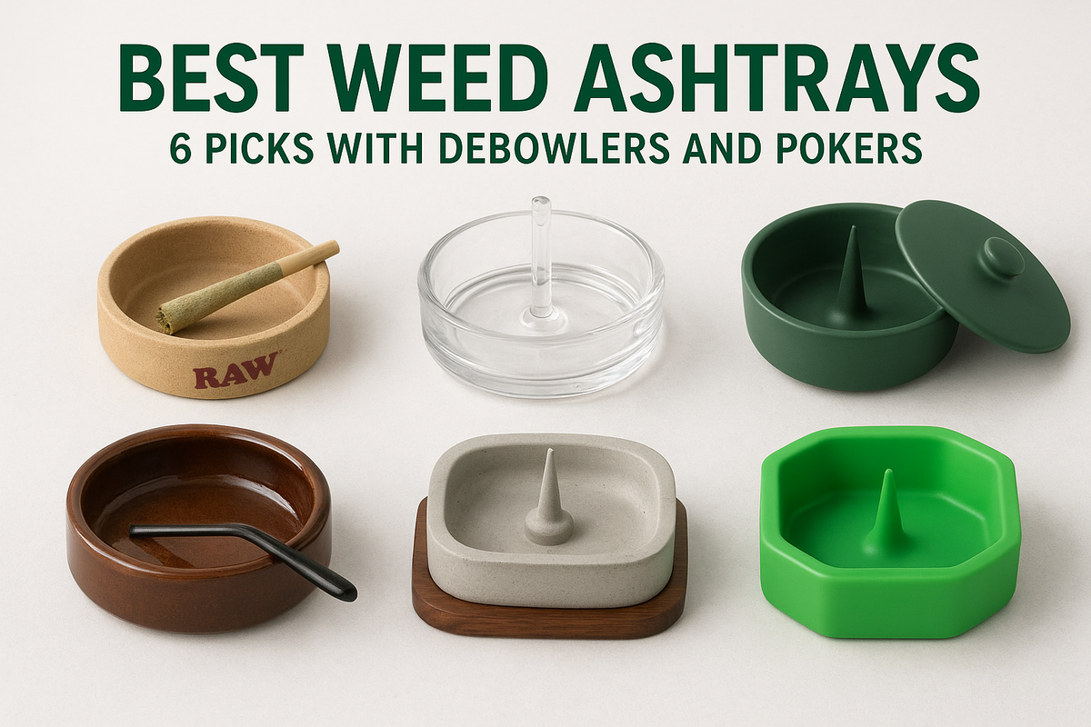 Best Weed Ashtrays: 6 Picks with Debowlers and Pokers