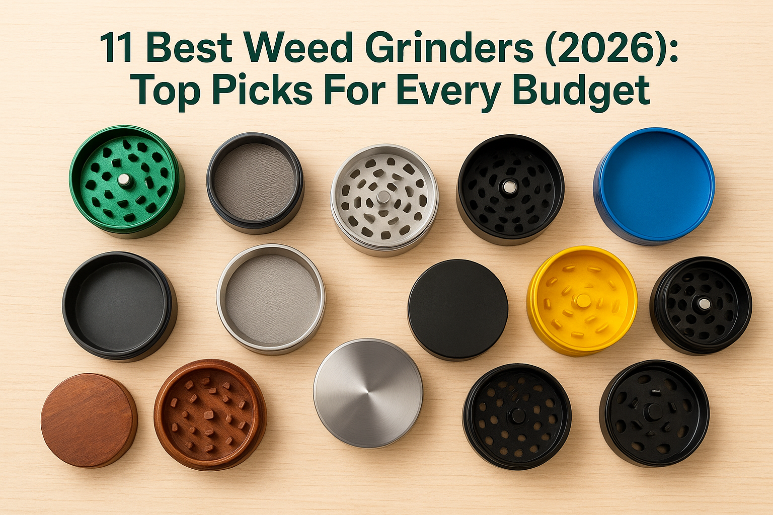 11 Best Weed Grinders (2026): Top Picks For Every Budget