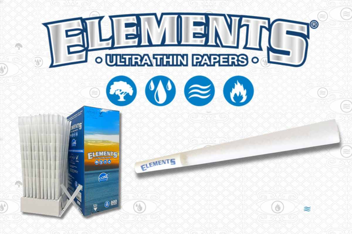 Why Smokers and Pre Roll Producers Love Elements Rice Paper Pre-Rolled Cones