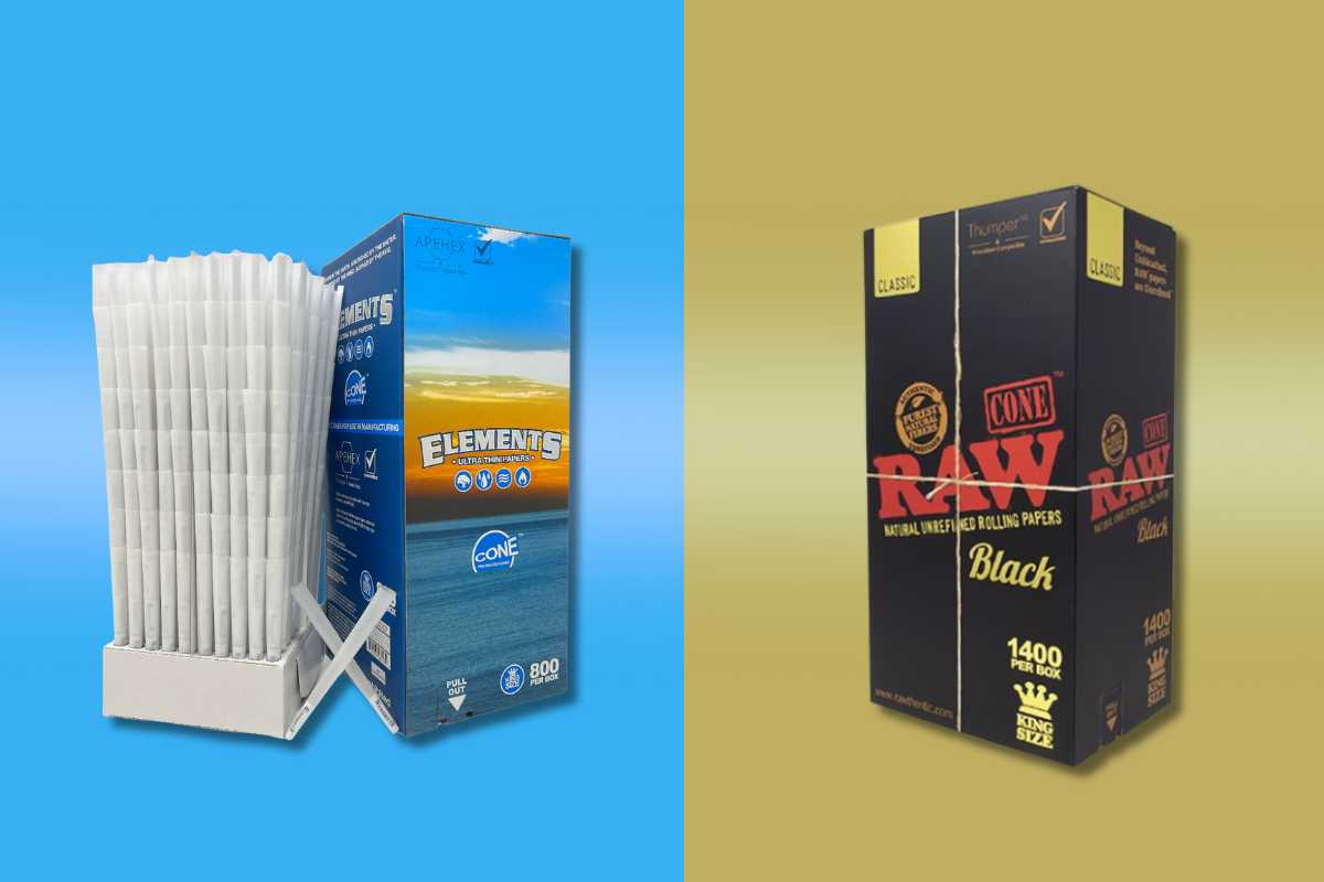 The Ultra-Thin Cone Showdown: RAW Black vs. Elements