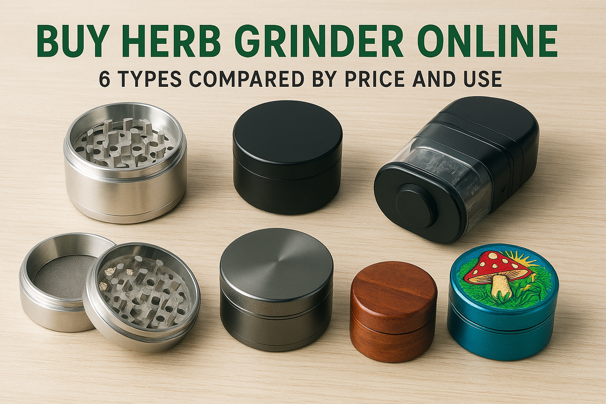 Buy Herb Grinder Online: 6 Types Compared by Price and Use