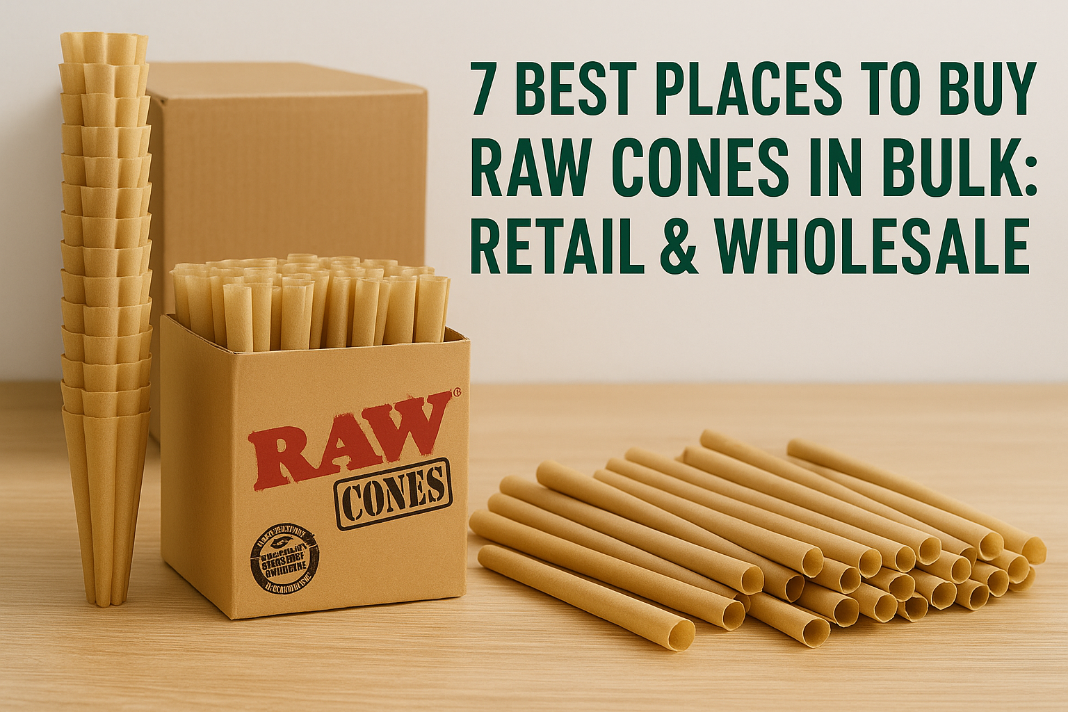 7 Best Places To Buy RAW Cones In Bulk: Retail & Wholesale