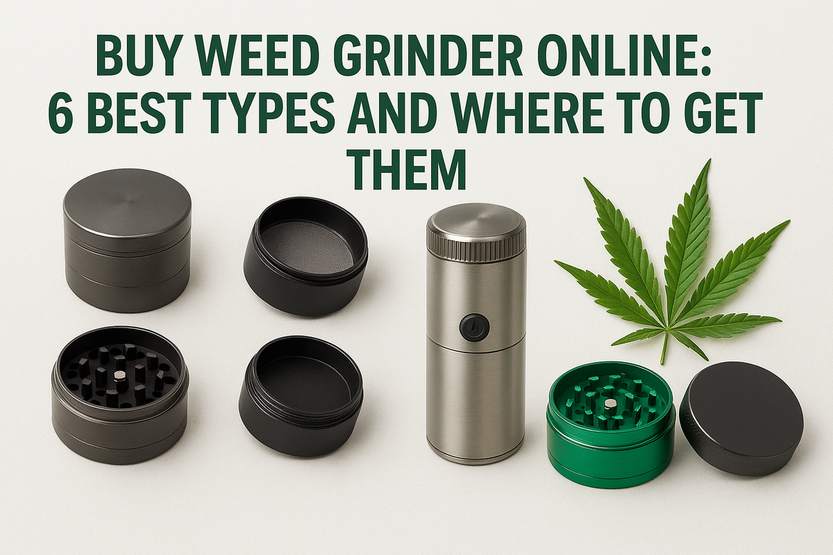 Buy Weed Grinder Online: 6 Best Types and Where to Get Them