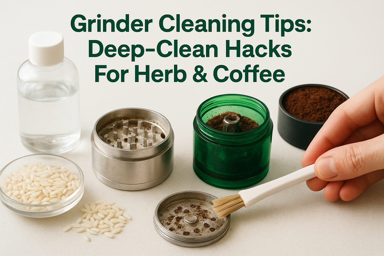 Grinder Cleaning Tips: Deep-Clean Hacks For Herb & Coffee