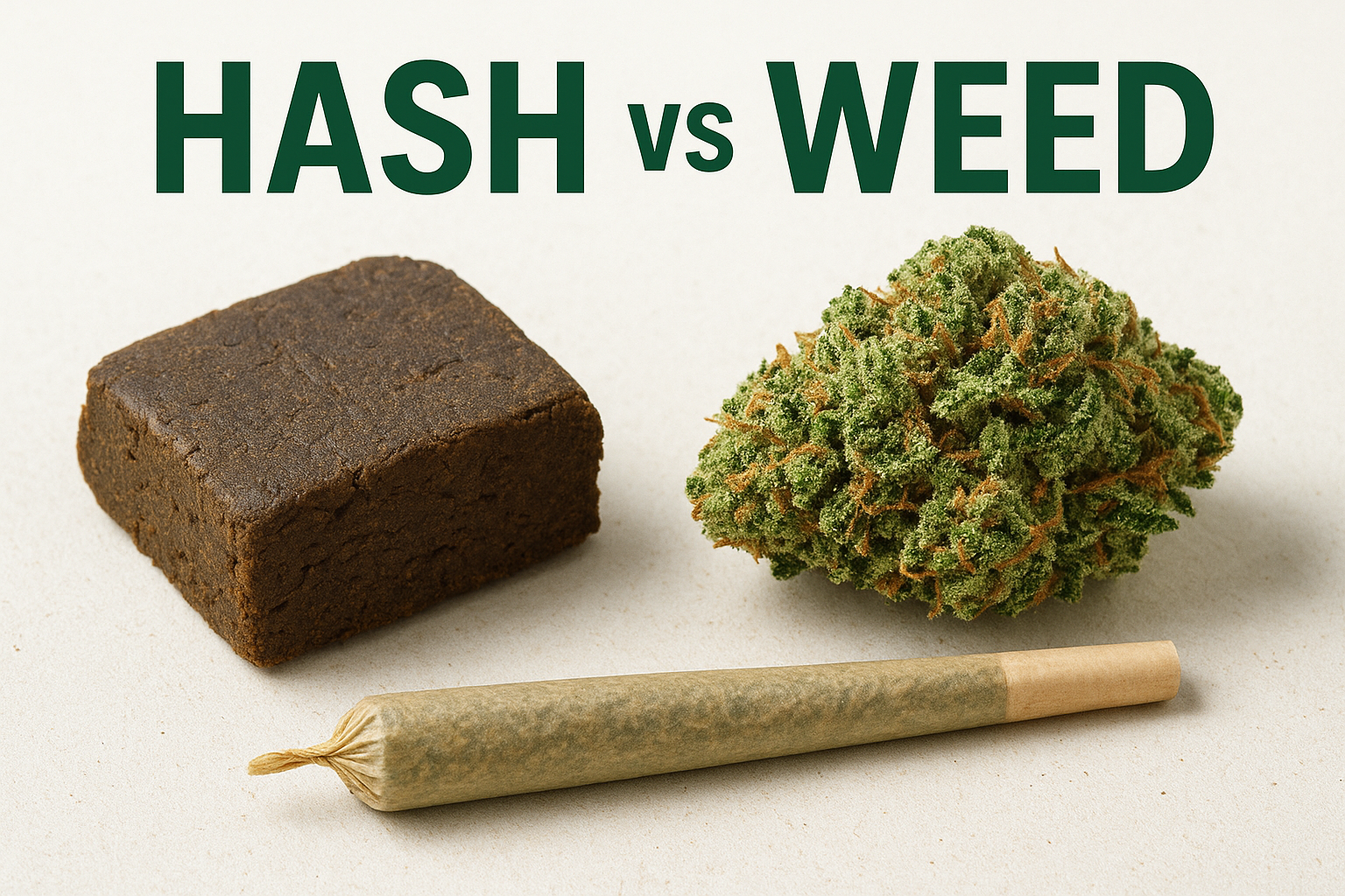 Hash vs Weed Effects: Potency, High, and Health Risks