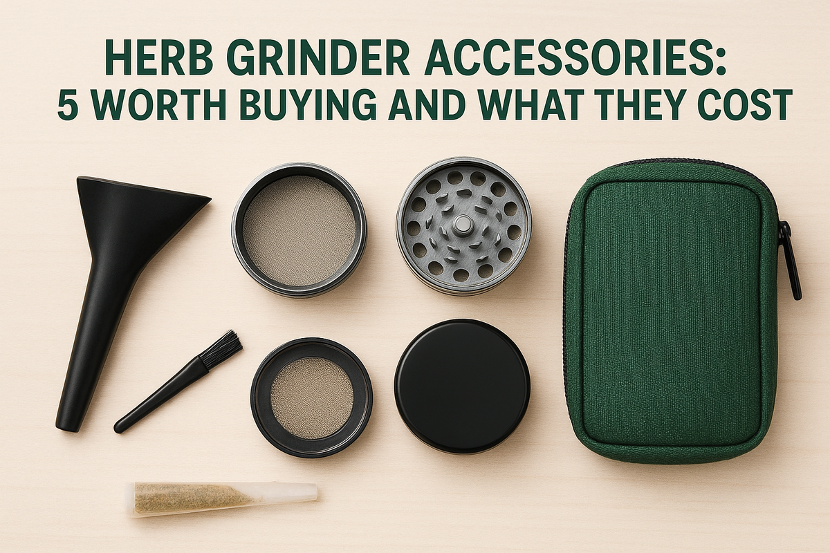 Herb Grinder Accessories: 5 Worth Buying and What They Cost