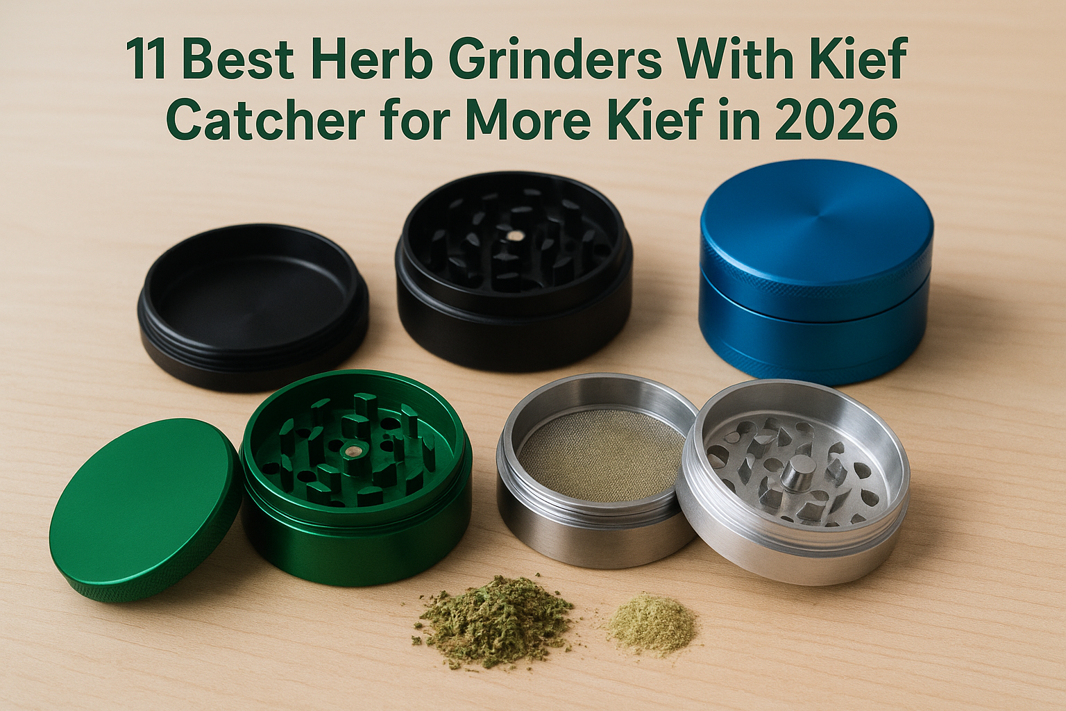 11 Best Herb Grinders With Kief Catcher for More Kief in 2026