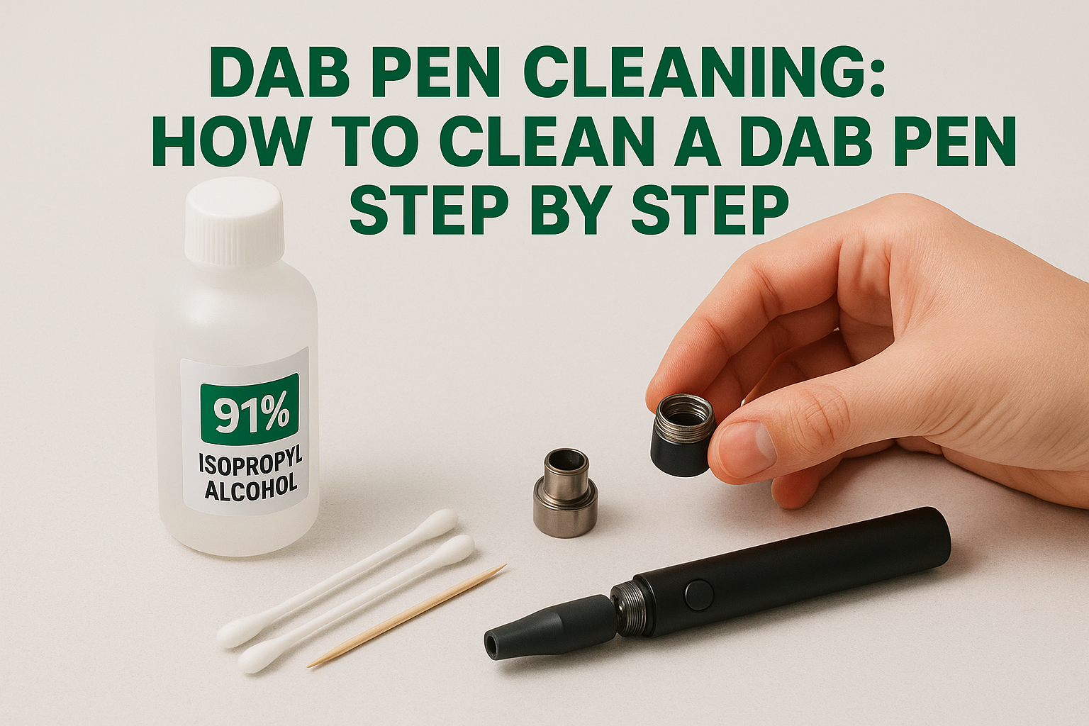 Dab Pen Cleaning: How To Clean A Dab Pen Step By Step