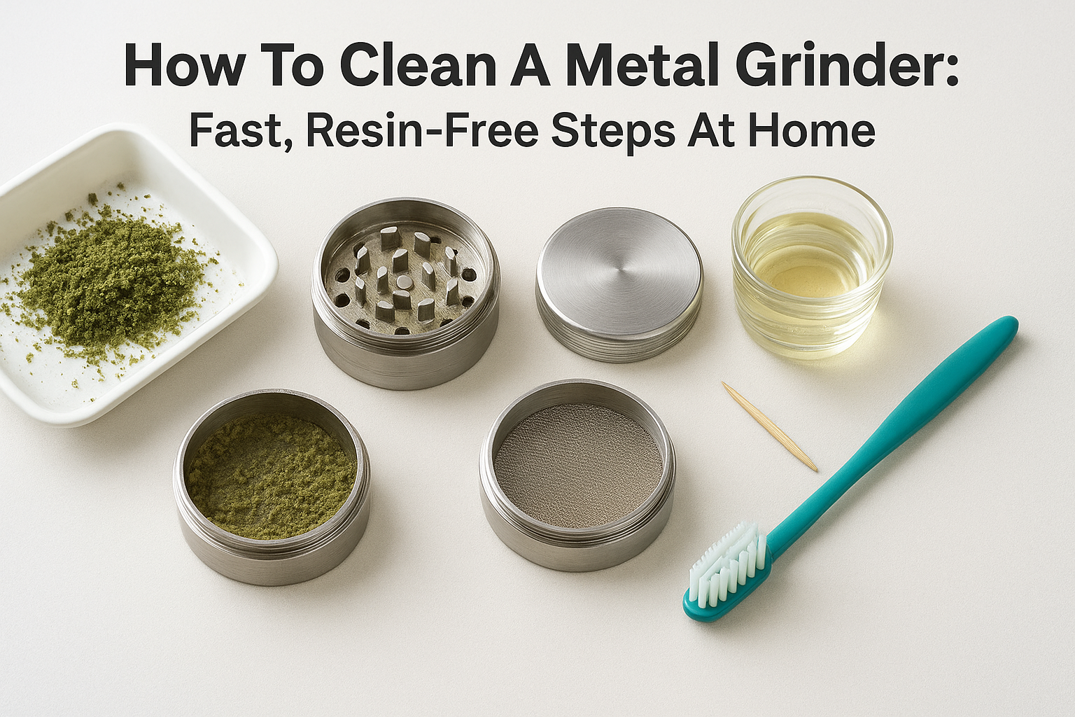 How To Clean A Metal Grinder: Fast, Resin-Free Steps At Home