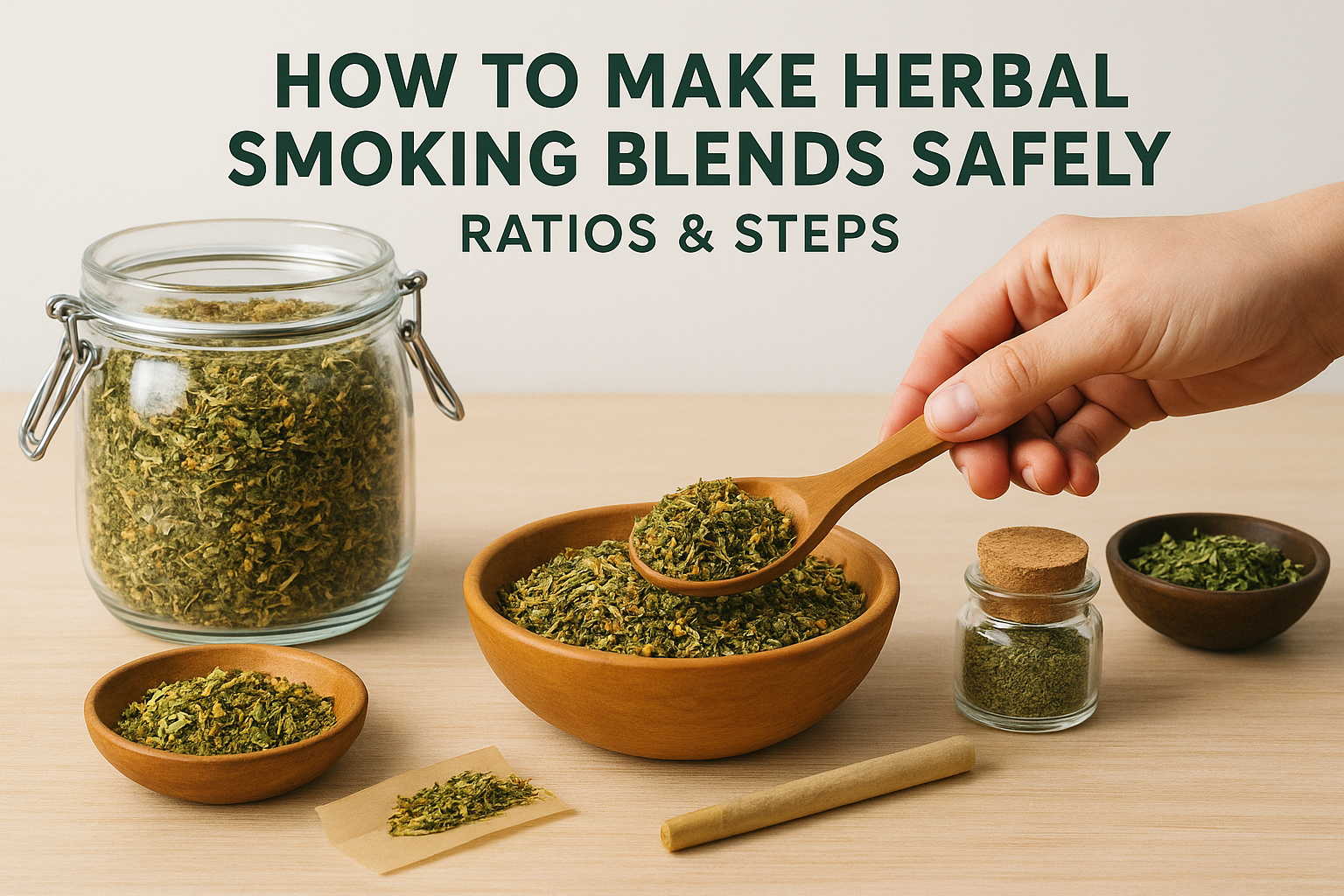 How To Make Herbal Smoking Blends Safely: Ratios & Steps