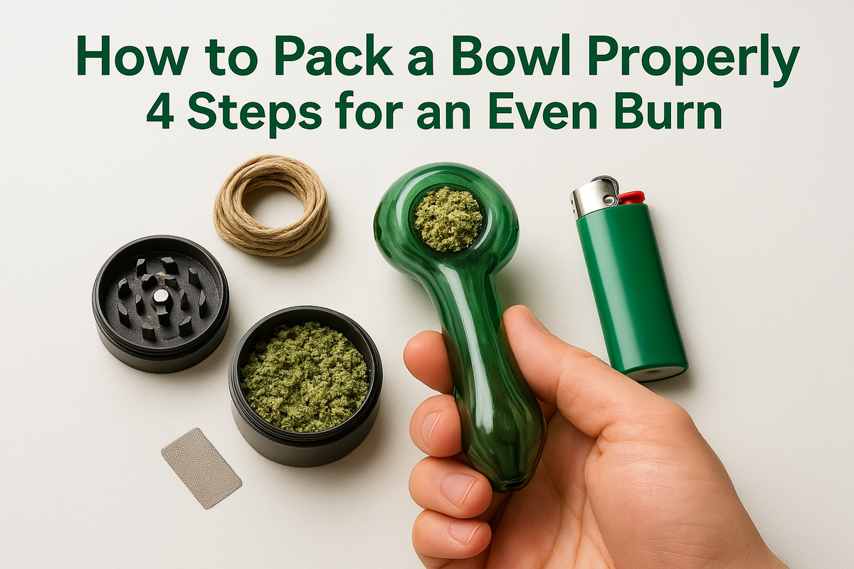 How to Pack a Bowl Properly: 4 Steps for an Even Burn