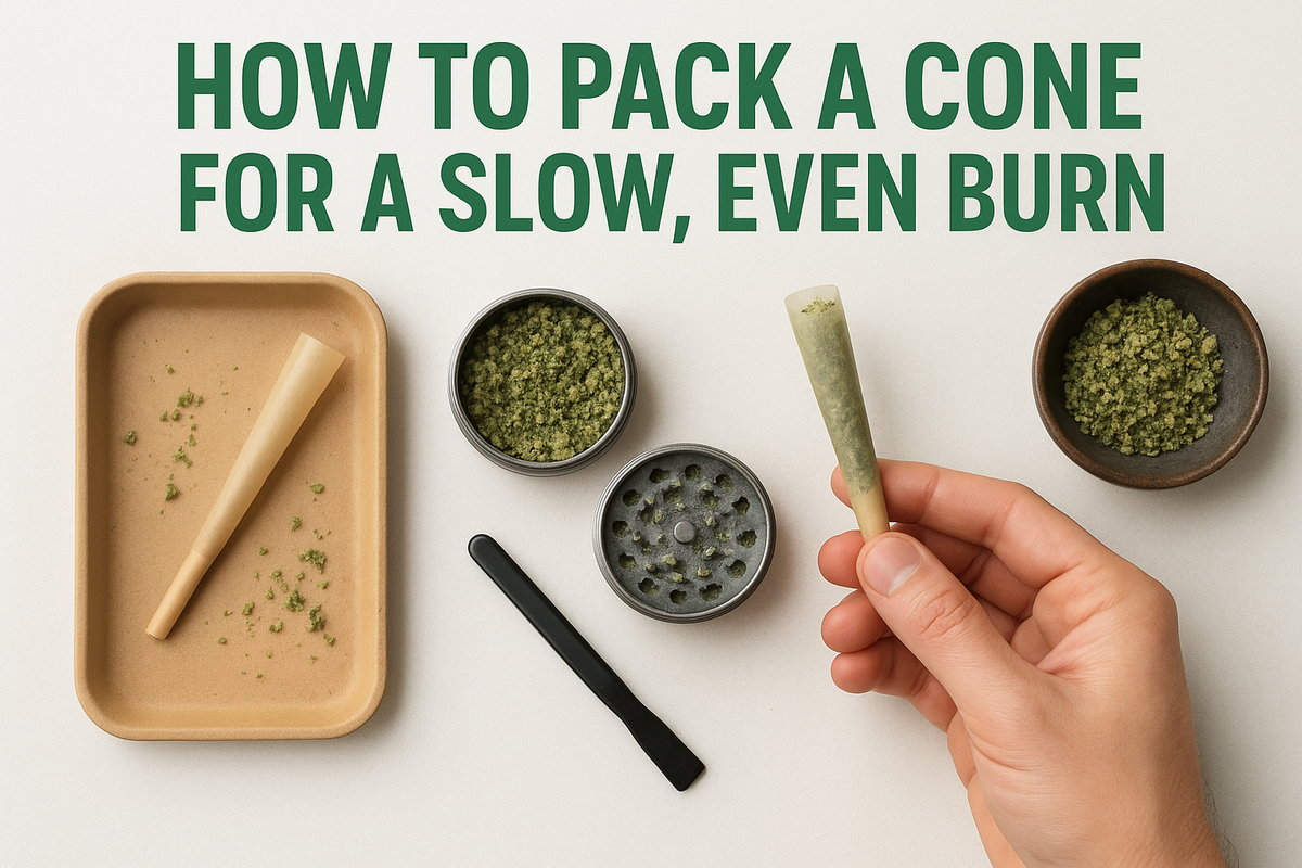 How to Pack a Cone for a Slow, Even Burn
