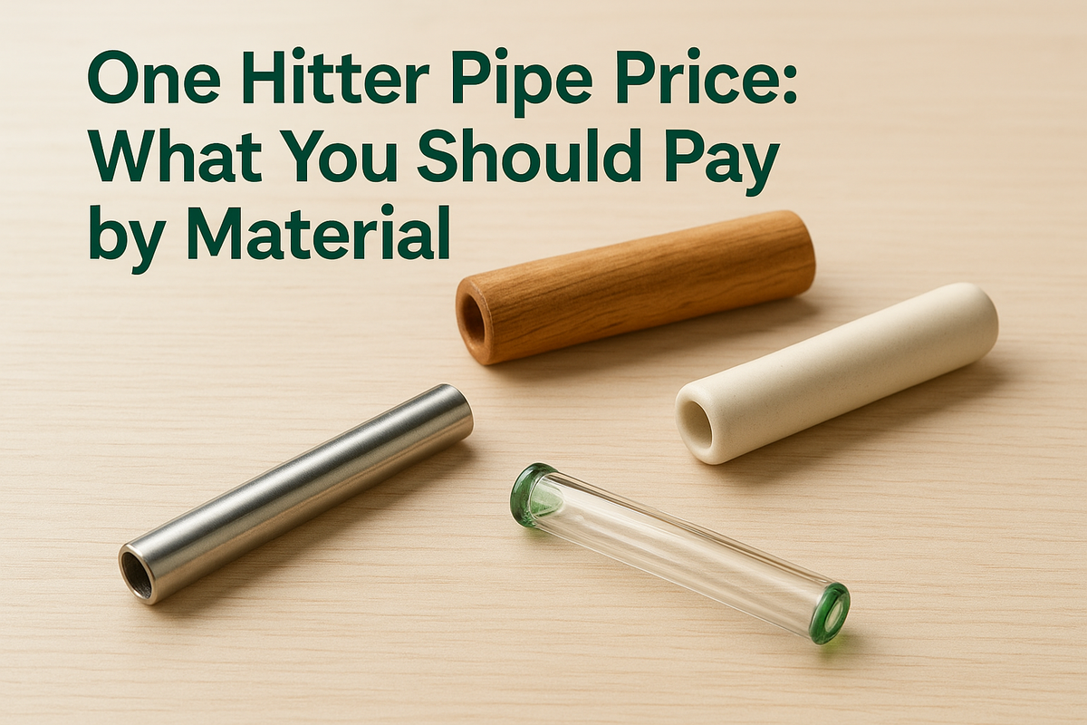 One Hitter Pipe Price: What You Should Pay by Material