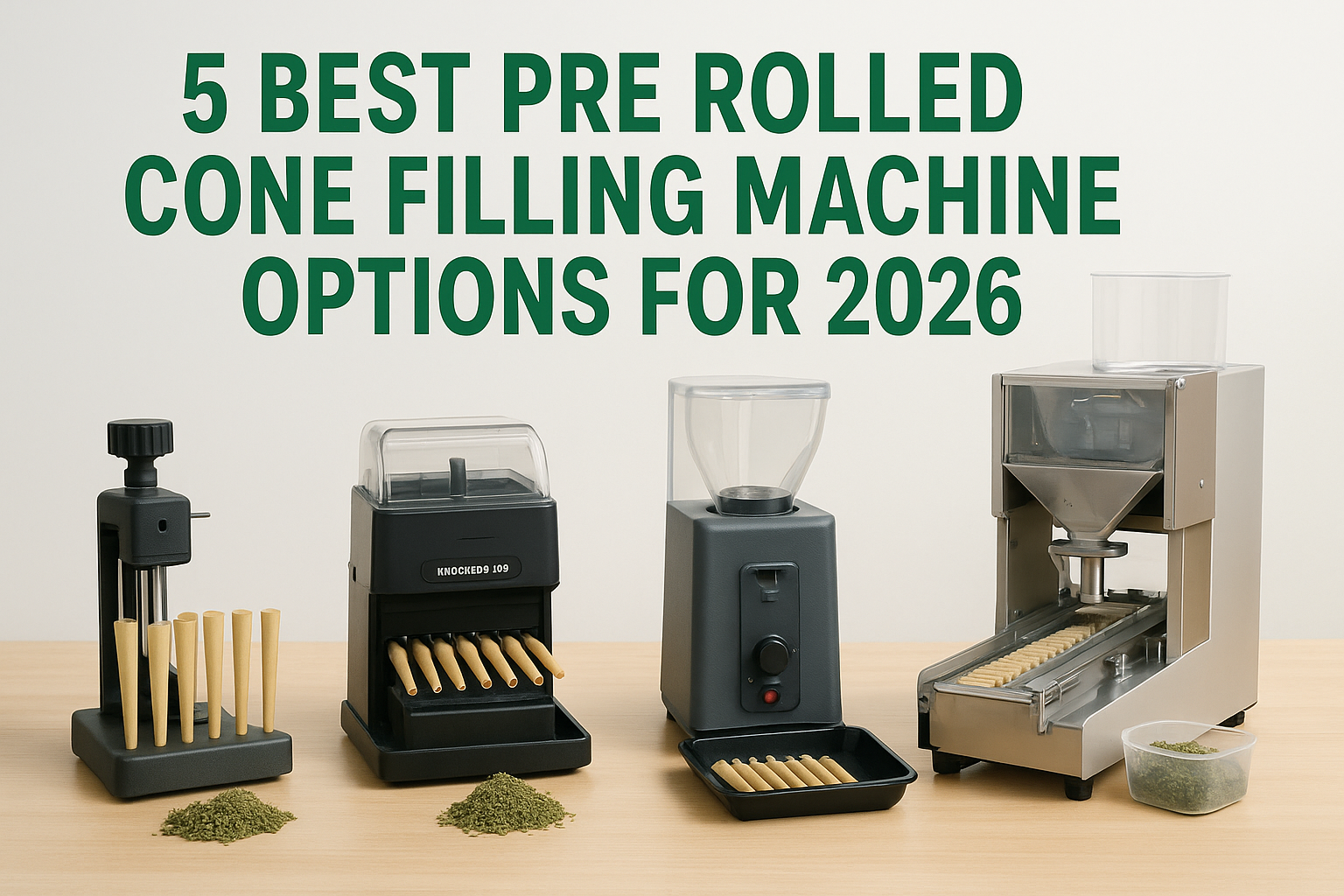5 Best Pre Rolled Cone Filling Machine Options For 2026
