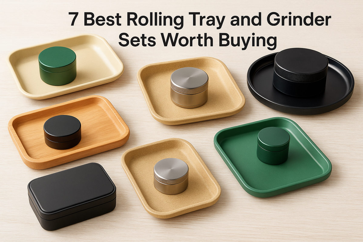 7 Best Rolling Tray and Grinder Sets Worth Buying