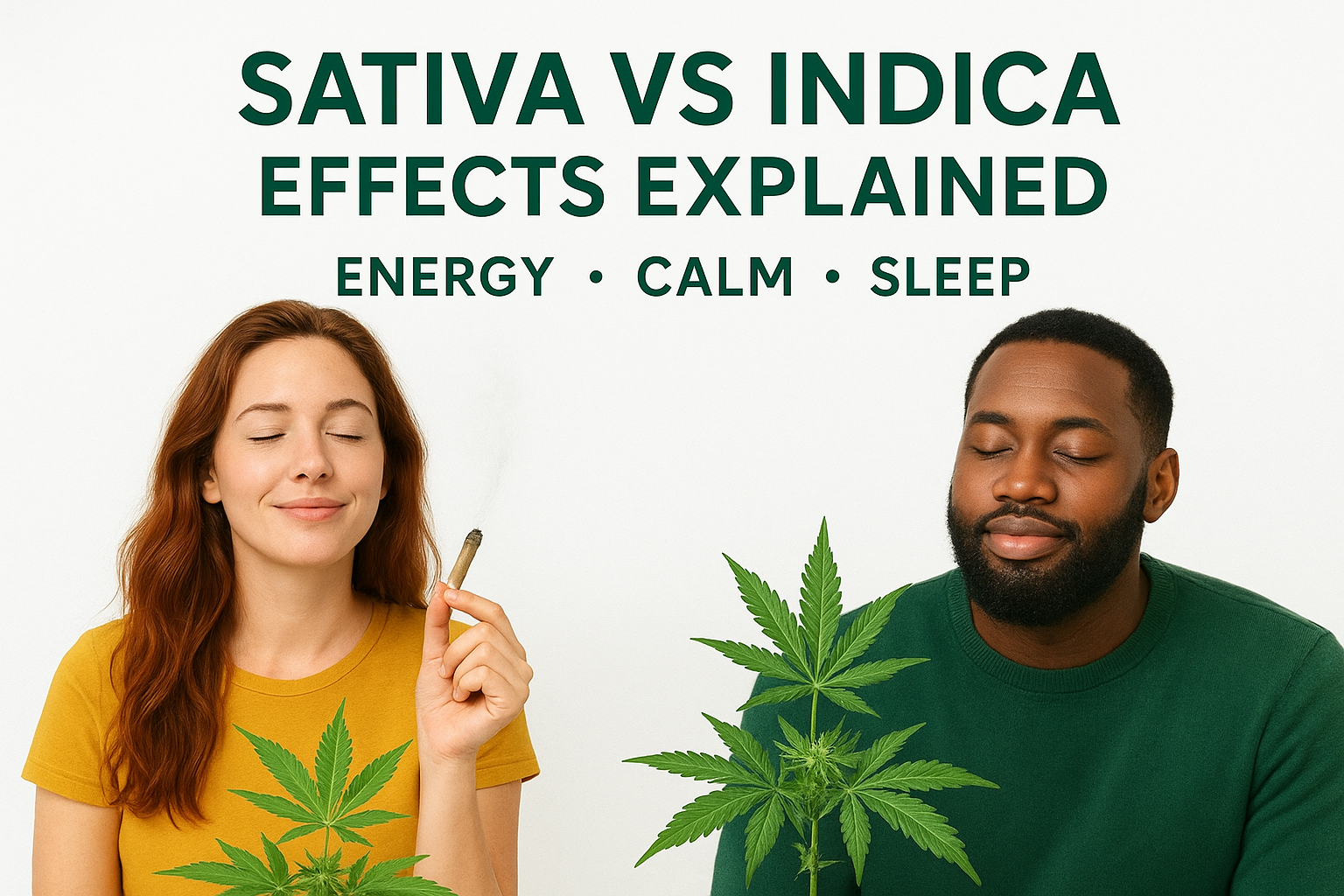 Sativa Vs Indica Effects Explained: Energy, Calm, Sleep