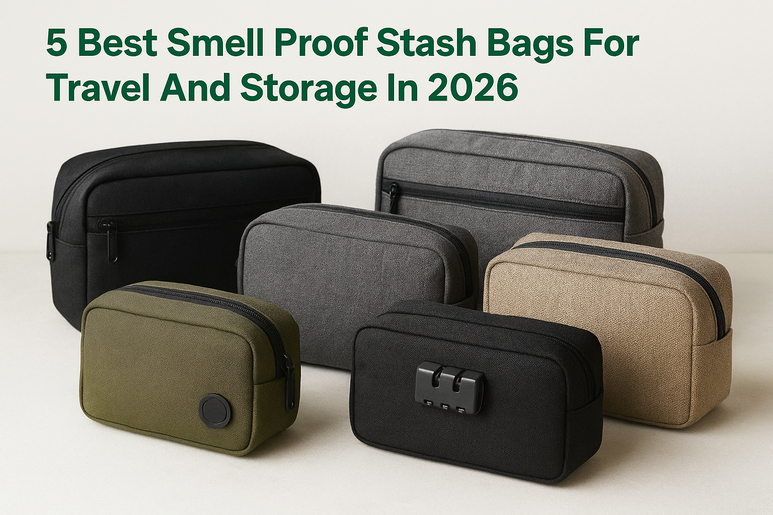 5 Best Smell Proof Stash Bags For Travel And Storage In 2026