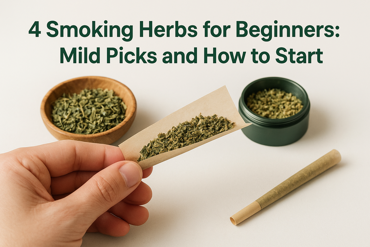 4 Smoking Herbs for Beginners: Mild Picks and How to Start