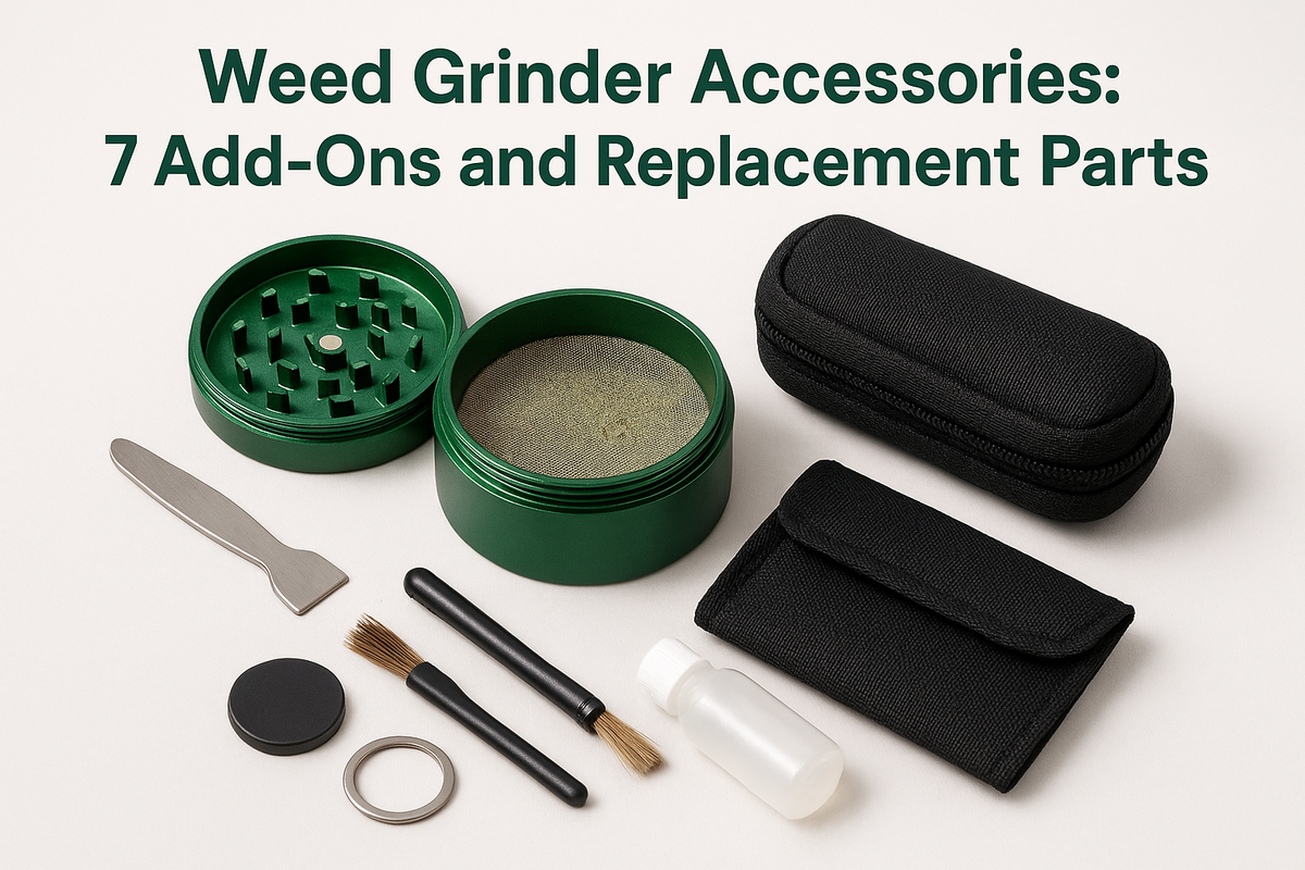 Weed Grinder Accessories: 7 Add-Ons and Replacement Parts