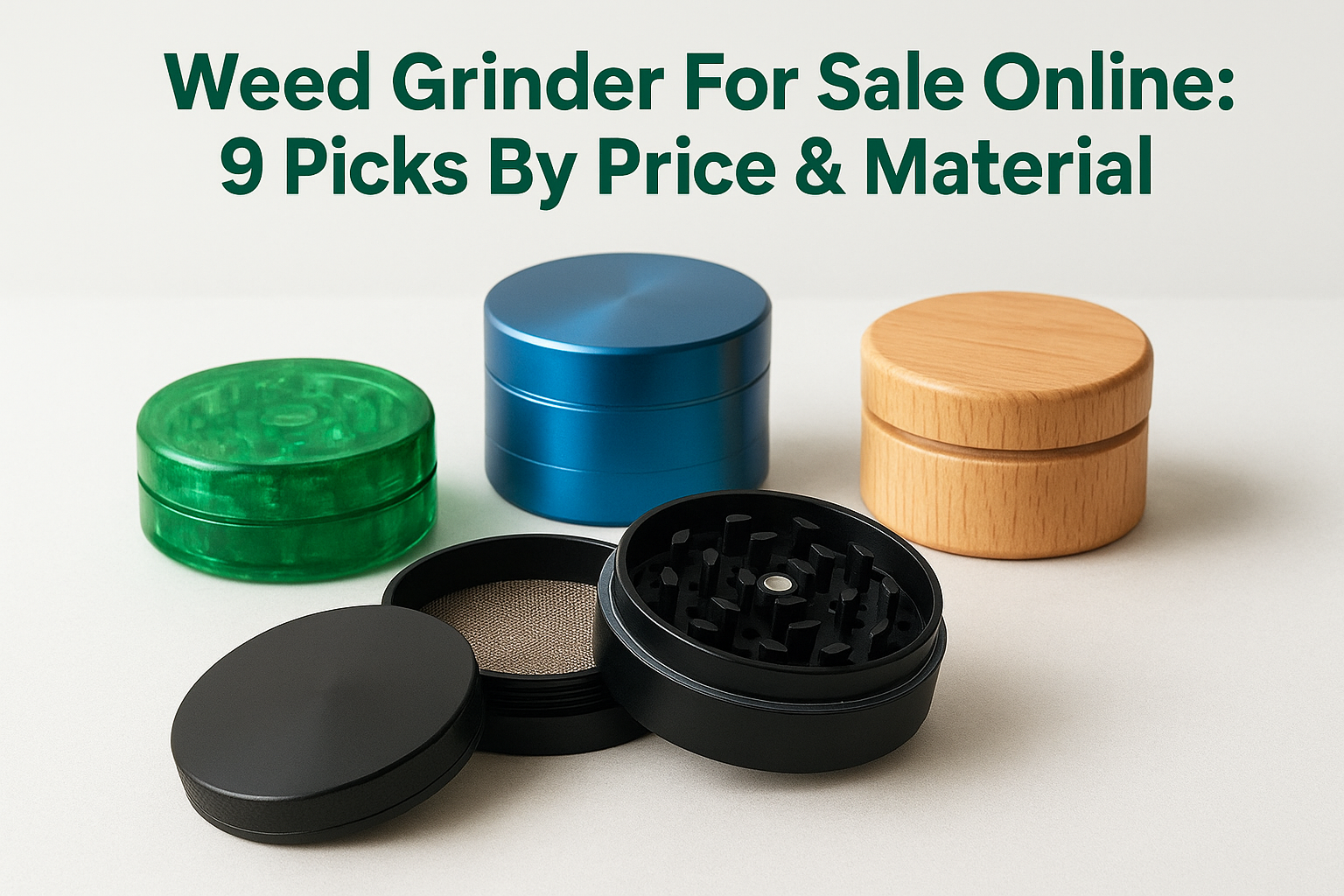 Weed Grinder For Sale Online: 9 Picks By Price & Material