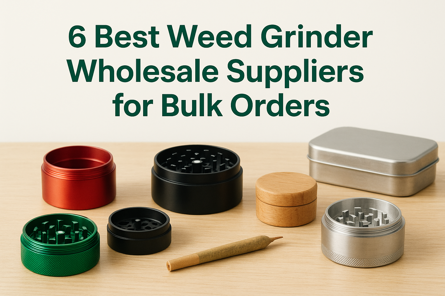6 Best Weed Grinder Wholesale Suppliers for Bulk Orders