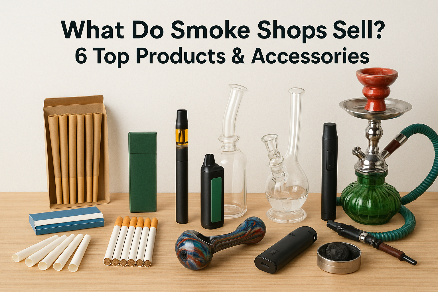 What Do Smoke Shops Sell? 6 Top Products & Accessories