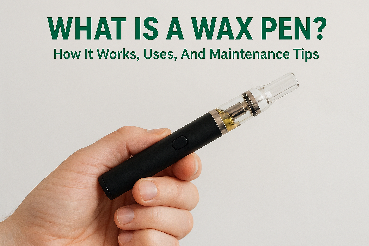 What Is A Wax Pen? How It Works, Uses, And Maintenance Tips