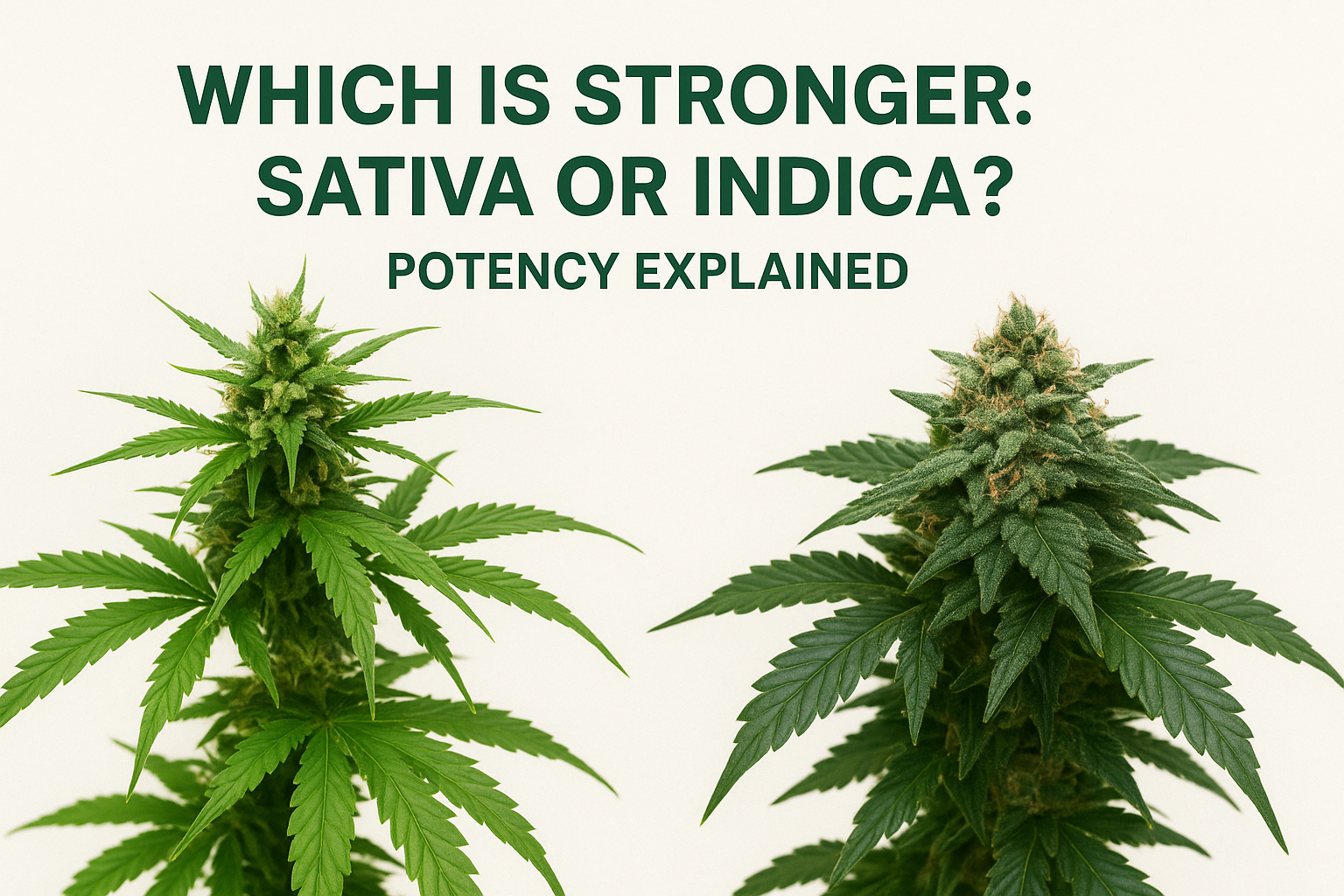 Which Is Stronger: Sativa Or Indica? Potency Explained