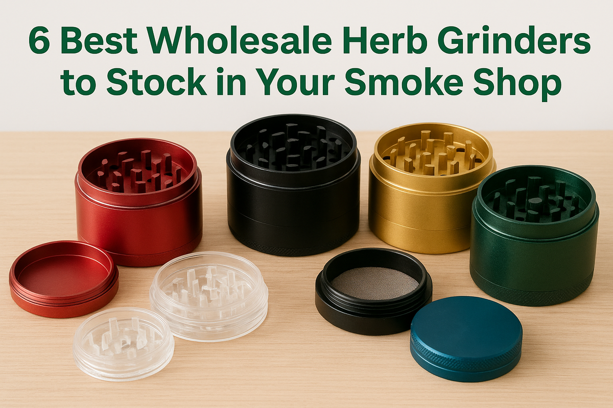 6 Best Wholesale Herb Grinders to Stock in Your Smoke Shop