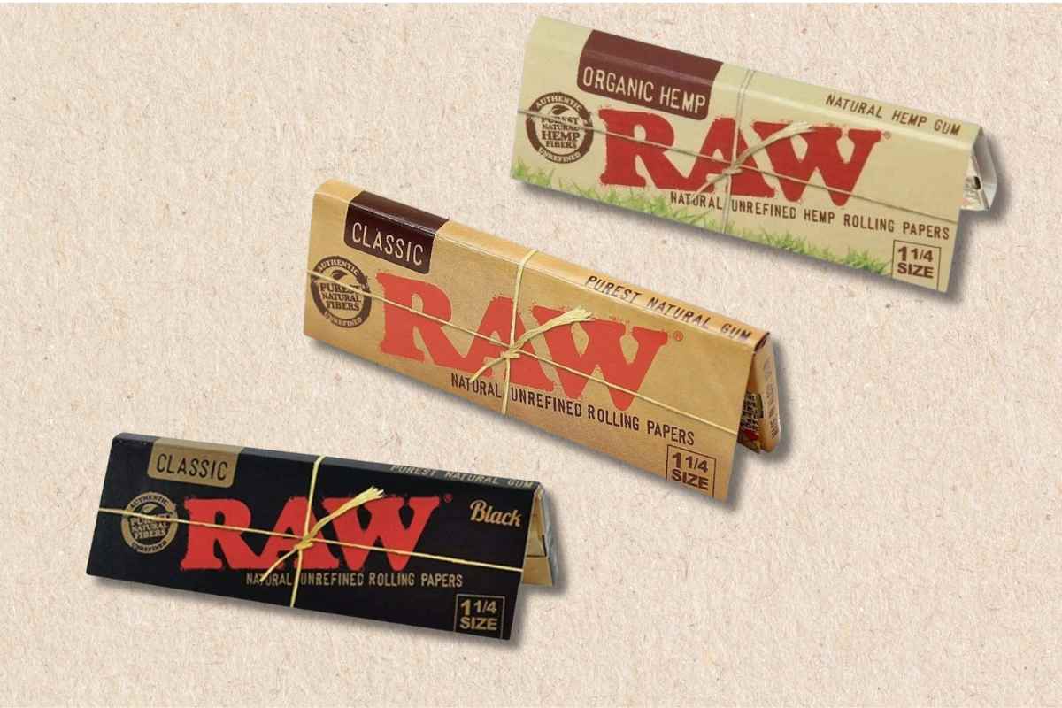 RAW 1 1/4 Size Rolling Papers, 79mm