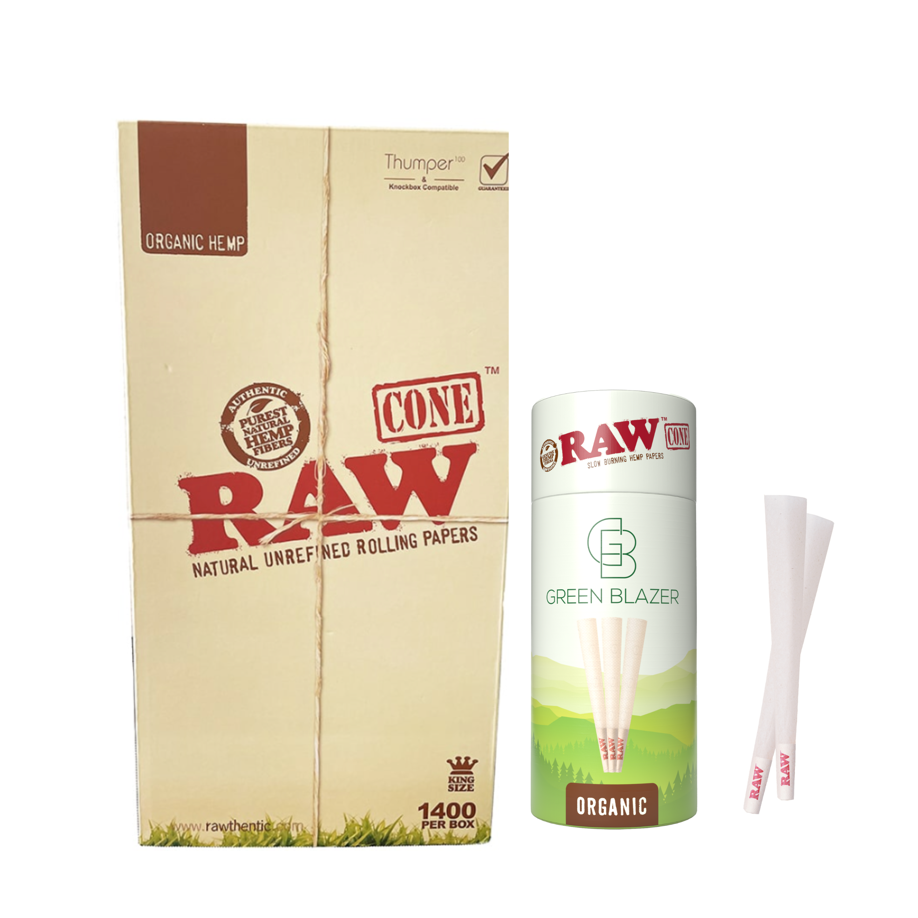 RAW Organic Hemp Cones