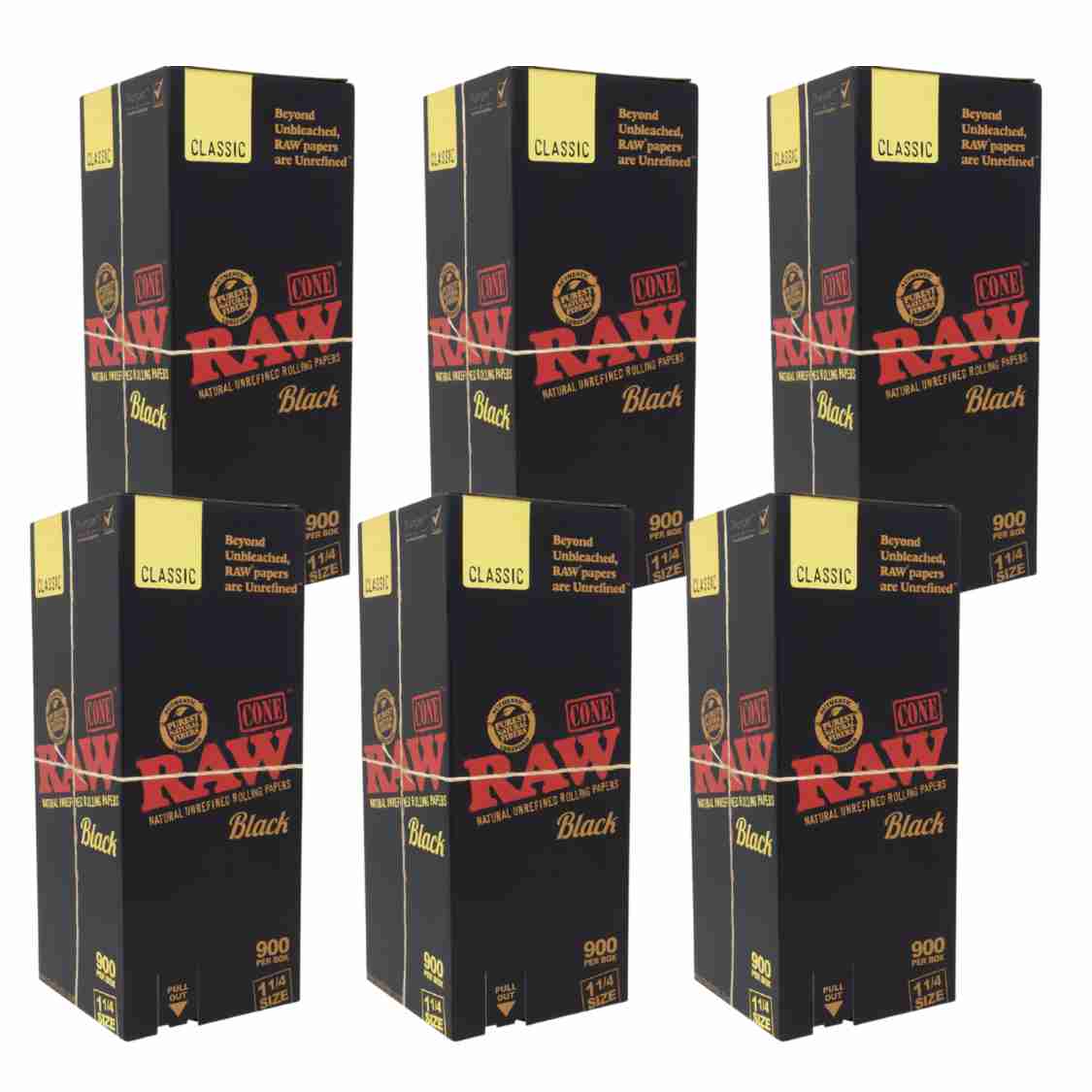 RAW Black Cones - 1 1/4 - Green Blazer