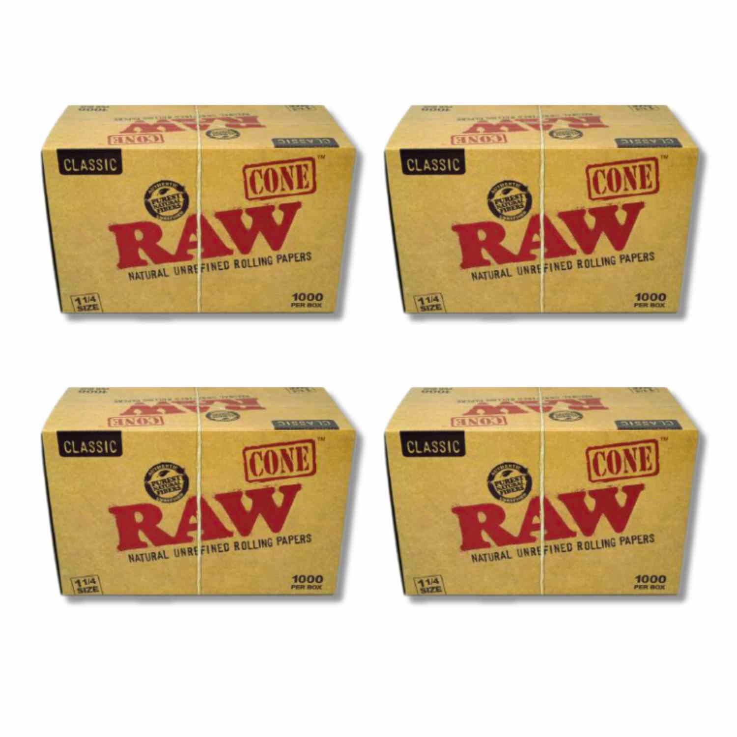 RAW Classic 1 1/4 Size Cones - Green Blazer