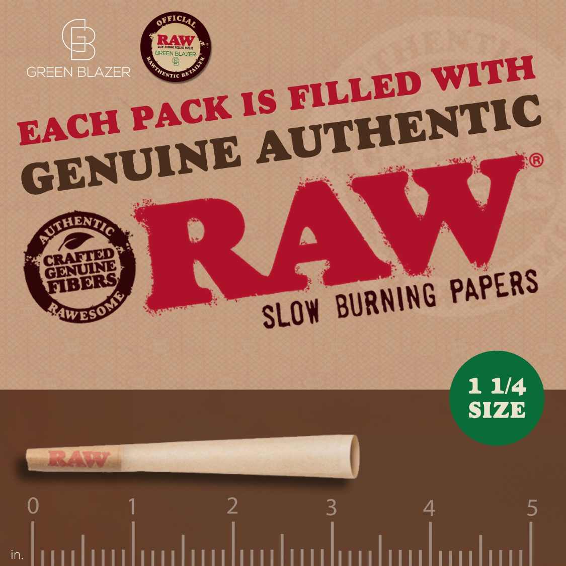 are raw cones tobacco free RAW Cones 1 1/4