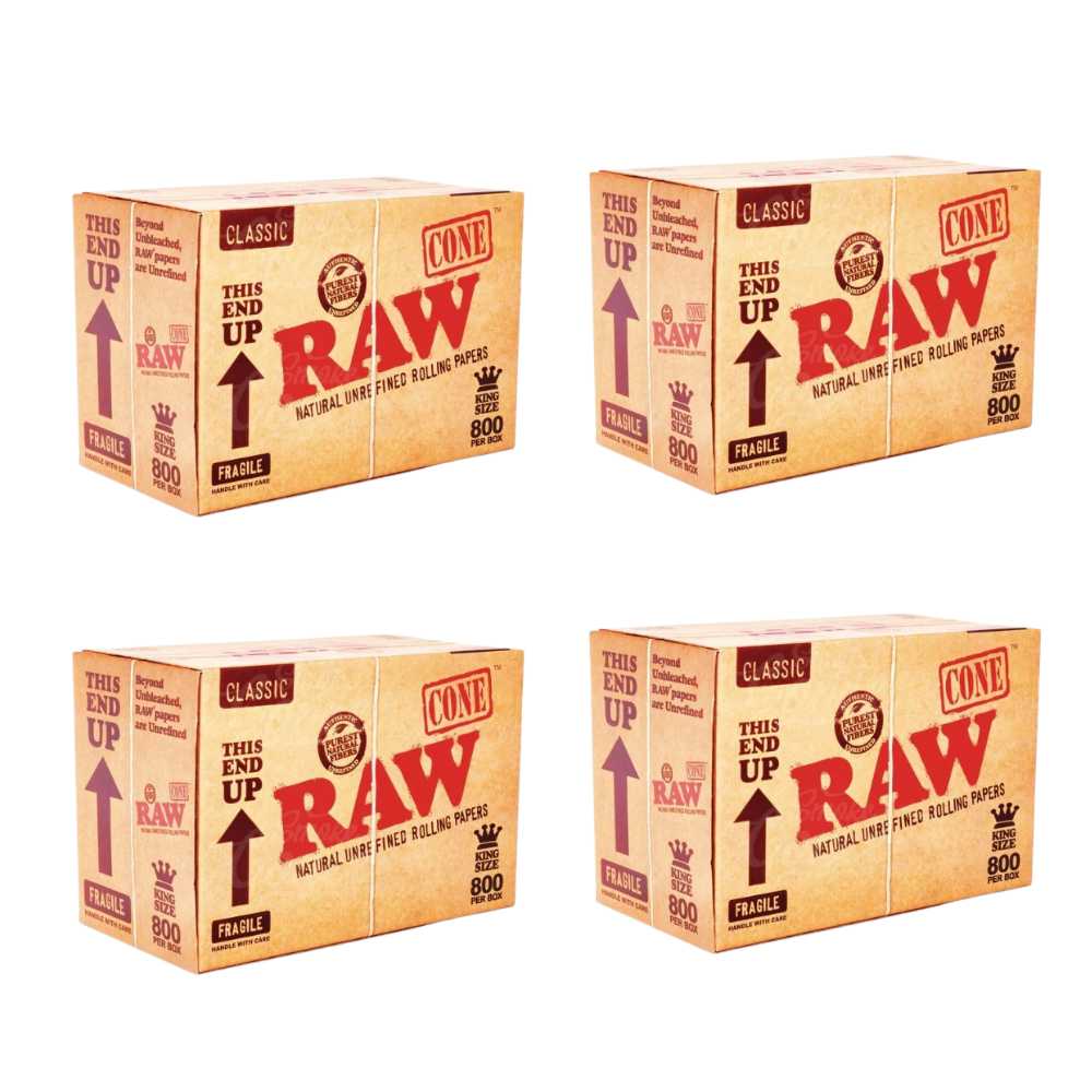 RAW Classic King Size Cones - Green Blazer