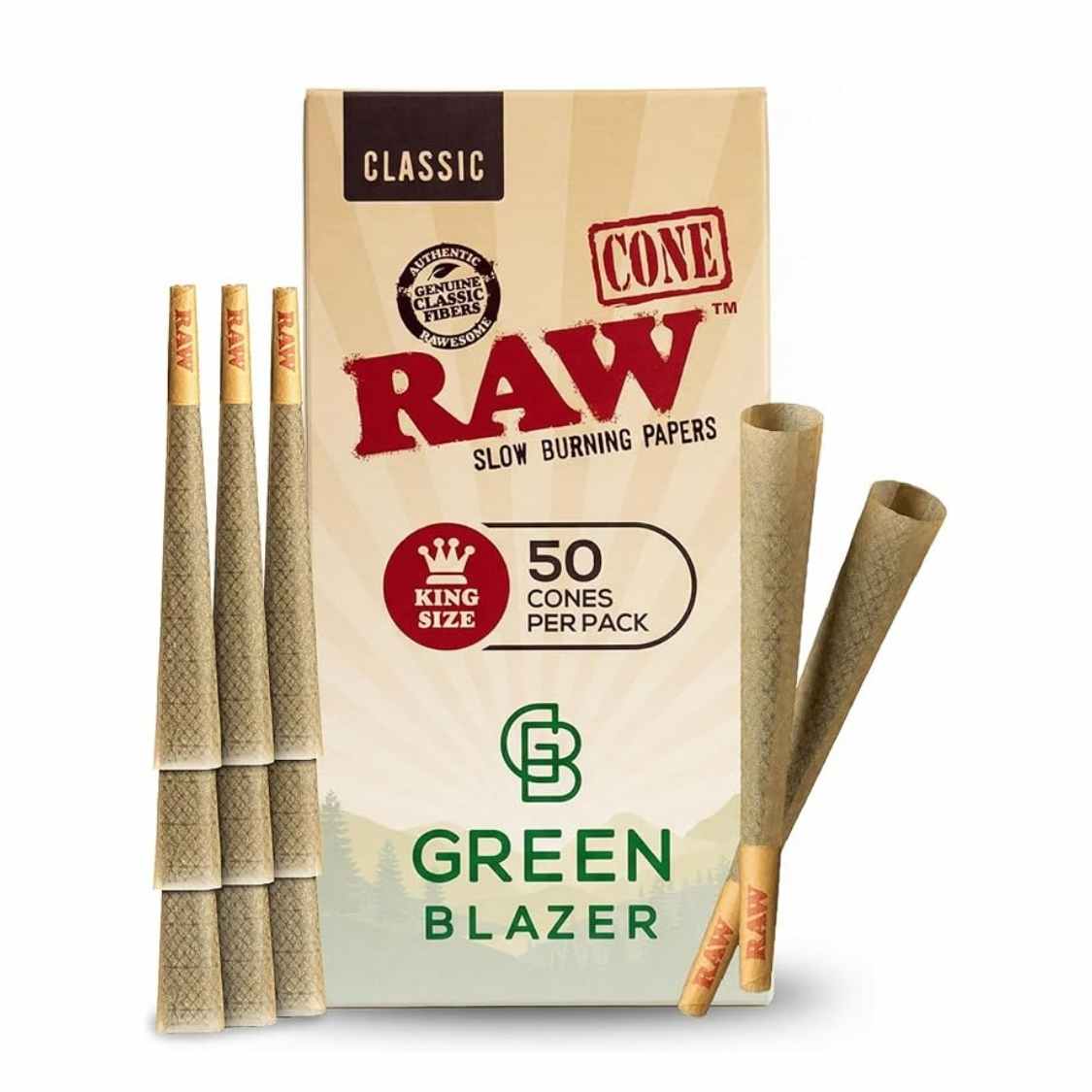 RAW Classic King Size Cones