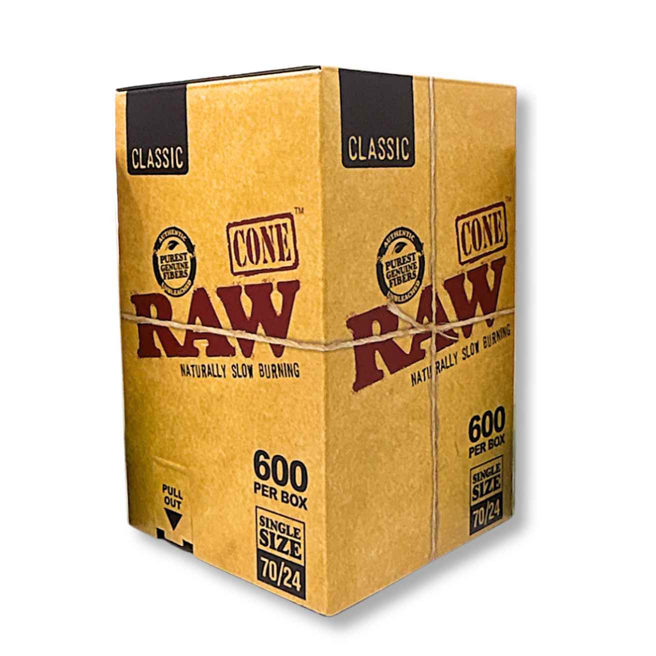 raw classic dogwalker cones
single size 70/24 600 count bulk box